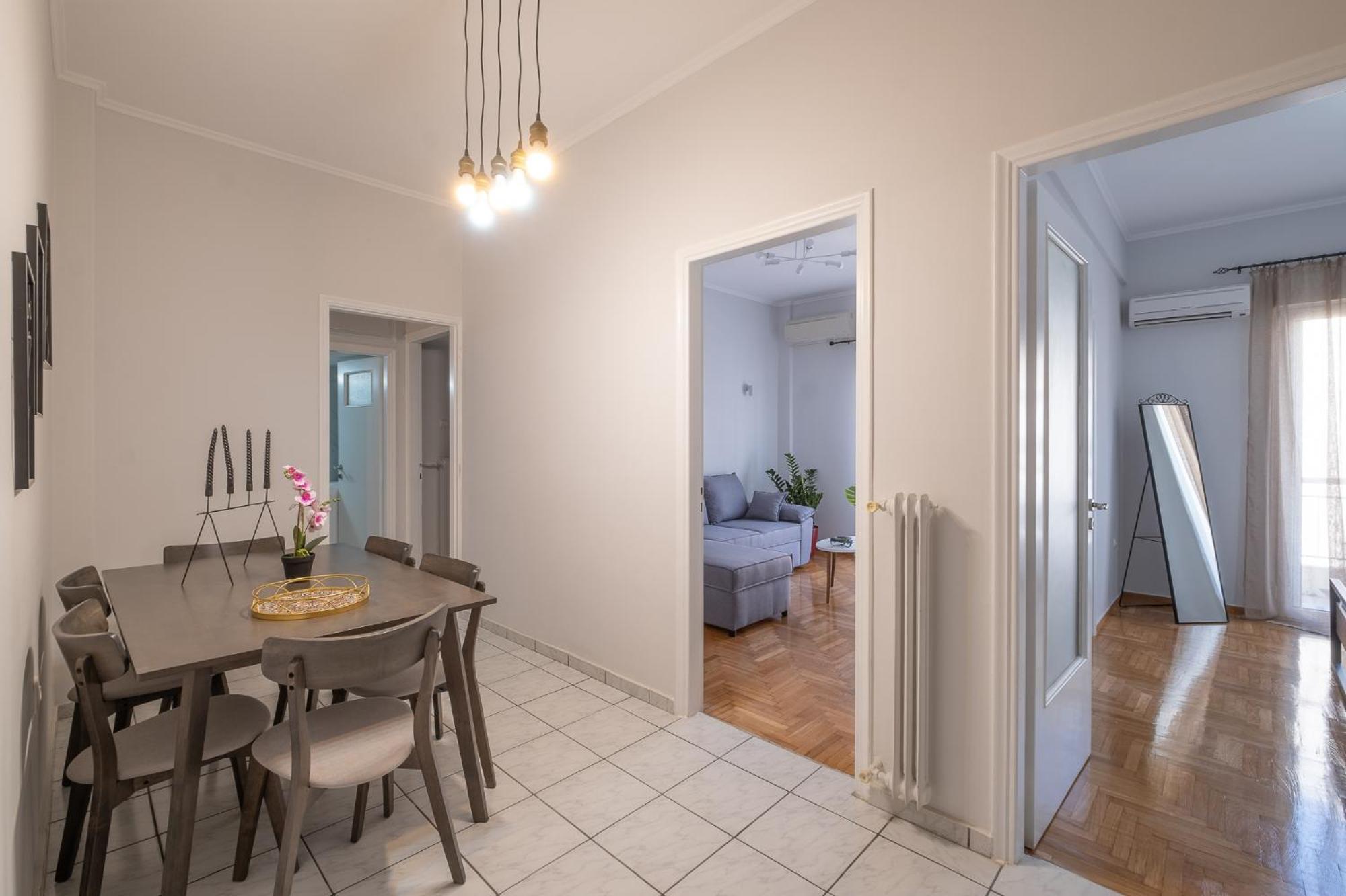 Lovely And Modern 3Bd Apartment Close To Ampelokipoi Metro Athens Luaran gambar